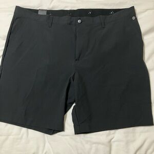 adidas Men's Charcoal Flat Front Shorts